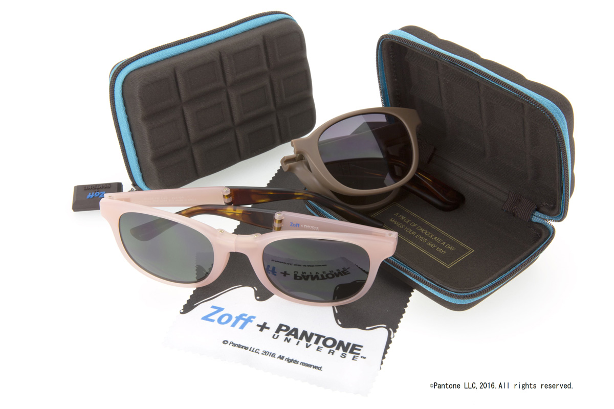 Zoff ゾフ Pantone パントン コラボ第2弾登場 チョコレートがテーマのサングラス サングラスニュース Glafas グラファス メガネ サングラス総合情報サイト