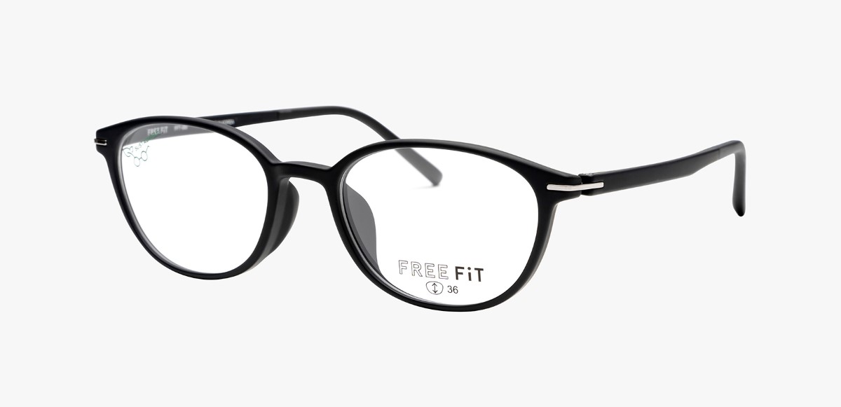 眼鏡市場 FREE FiT（フリーフィット） FFT-085 ブラックマット